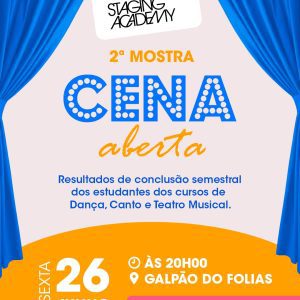 Cartaz do 2ª Mostra Cena Aberta